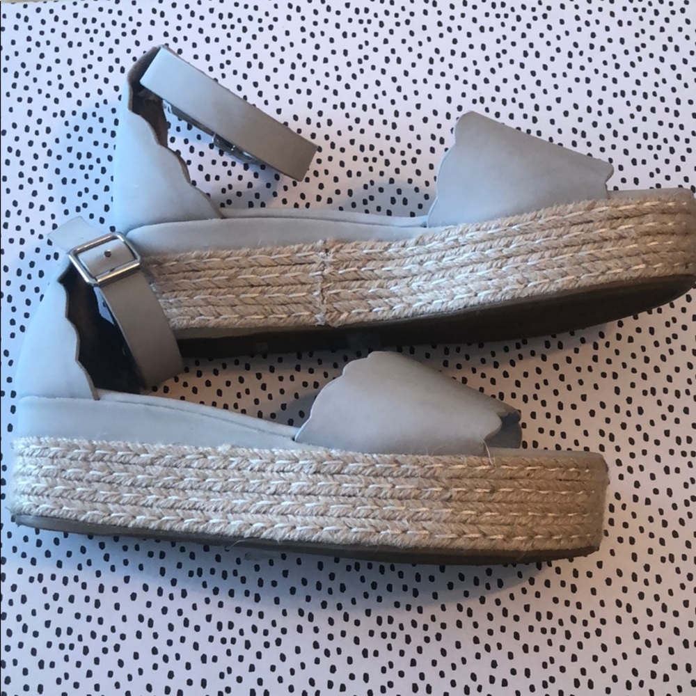 Bamboo Platform Sandals